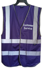 Customer Service Vest Front & Rear