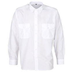 Epaulette Versatile Cotton Rich Shirt - Long Sleeve