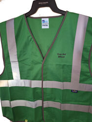 First Aid Officer Coloured Hi Vis Vest