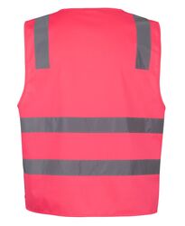 Hi Vis D+N Zip Safety Vest