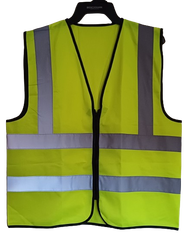 Hi Vis Vest Zip Front