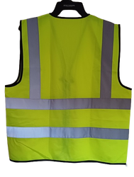 Hi Vis Vest Zip Front